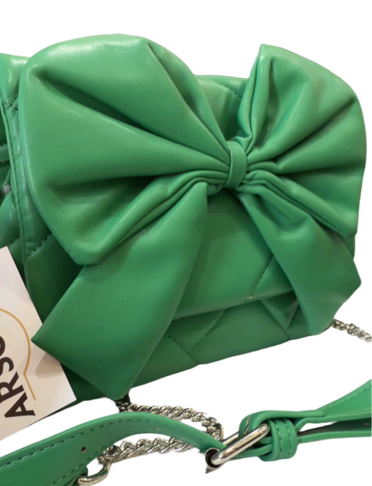 Green Bow Sling Bag