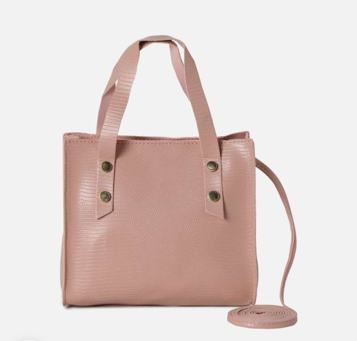 PU Handheld HandBag - in Cute Pink