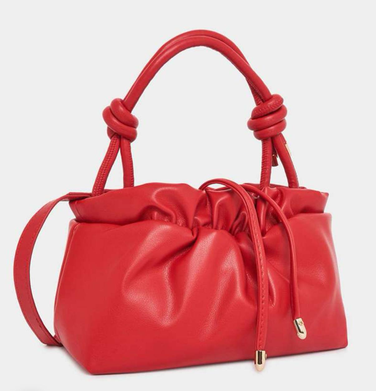 Charming Red Handheld Bag