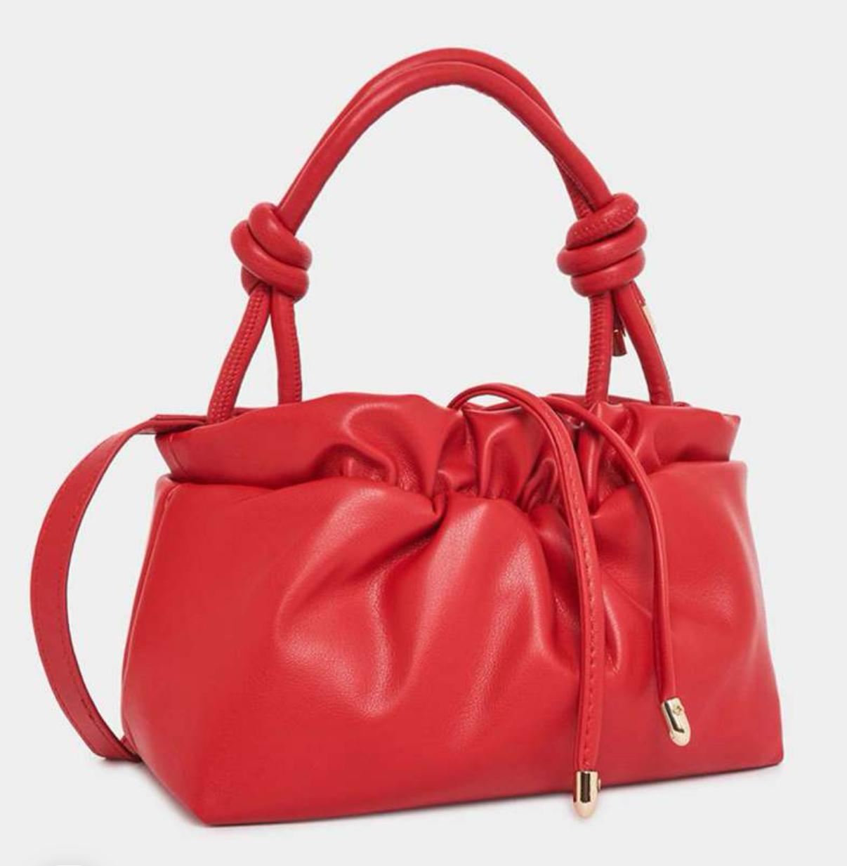 Charming Red Handheld Bag