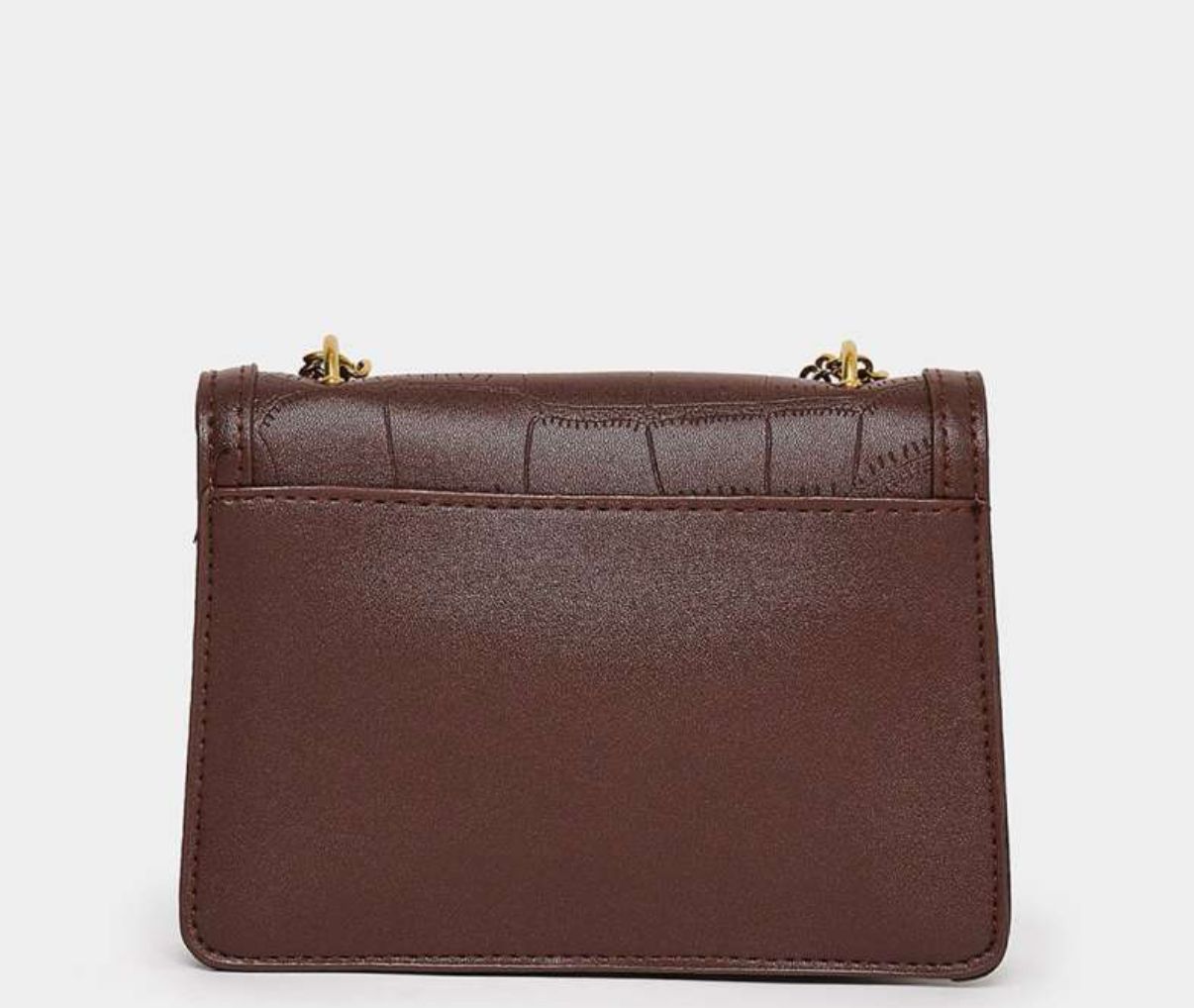 Textured Structured Satchel Bag